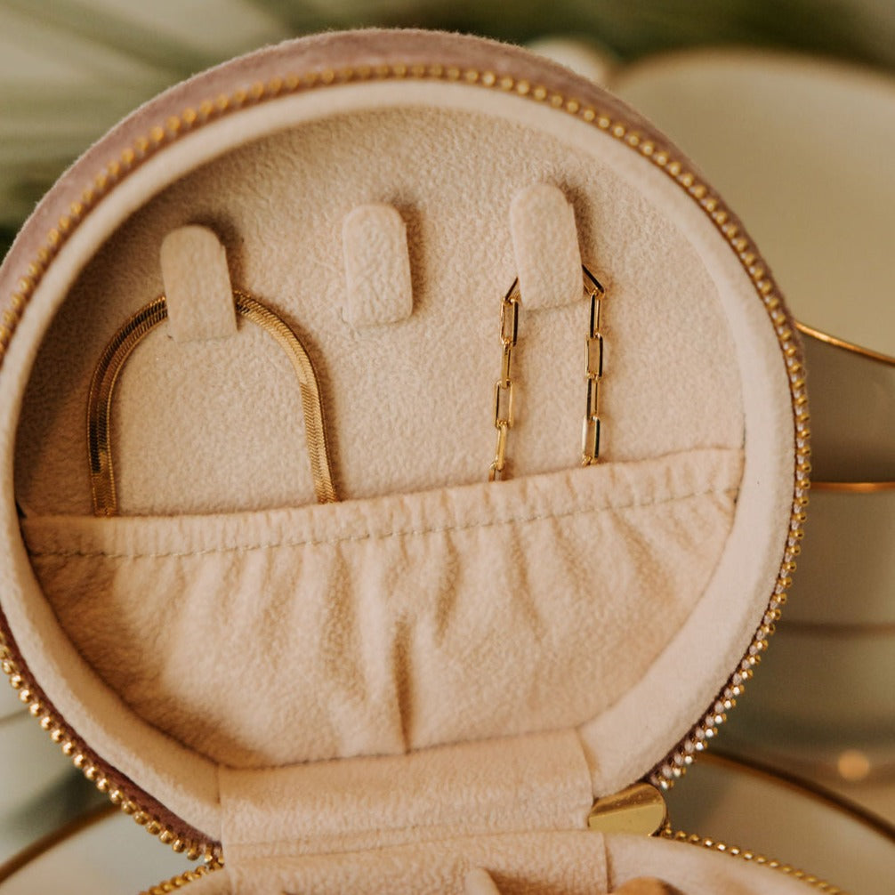 Mauve Jewelry Case