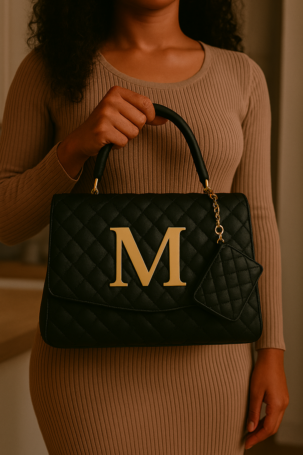 Feature: Dark Midnight Handbag