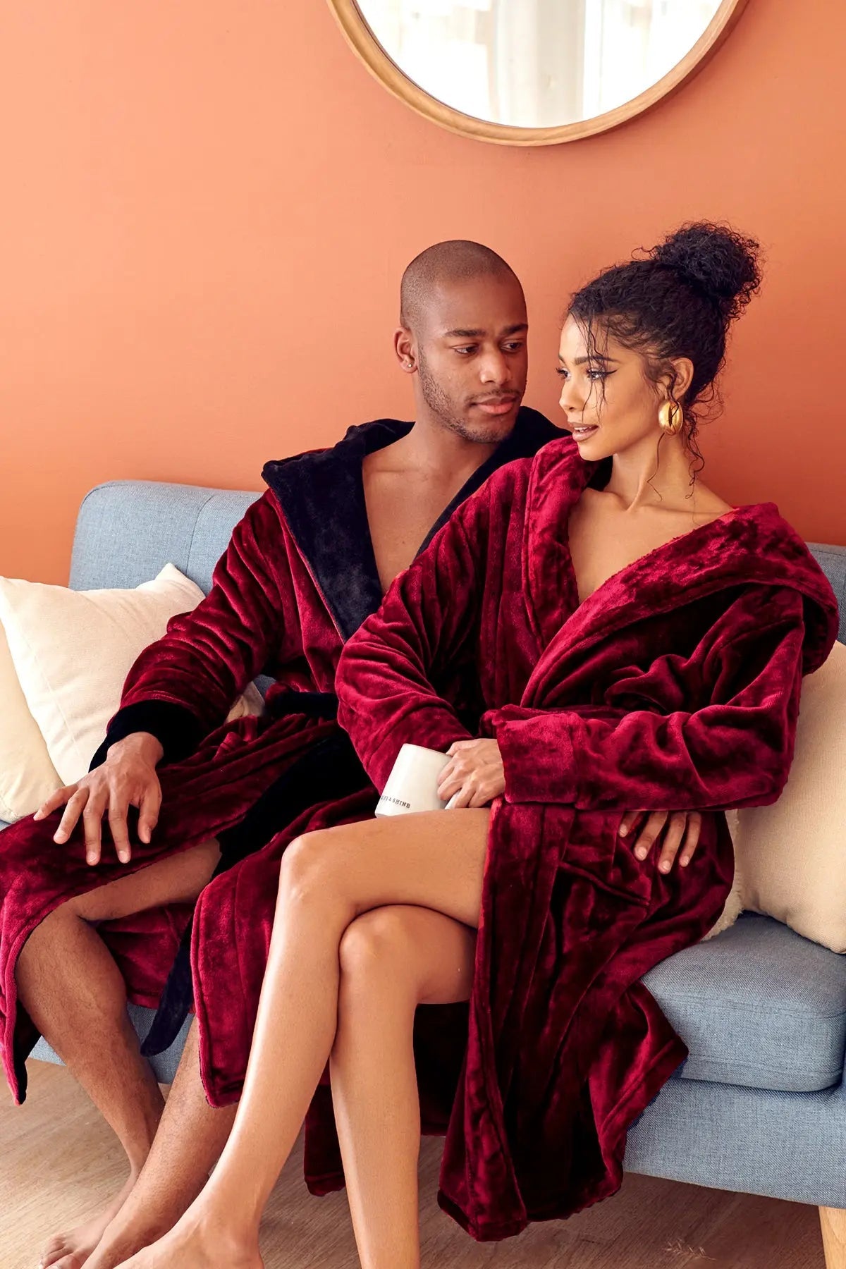 Men’s Robe with Hood – Ultra-Soft Plush Comfort