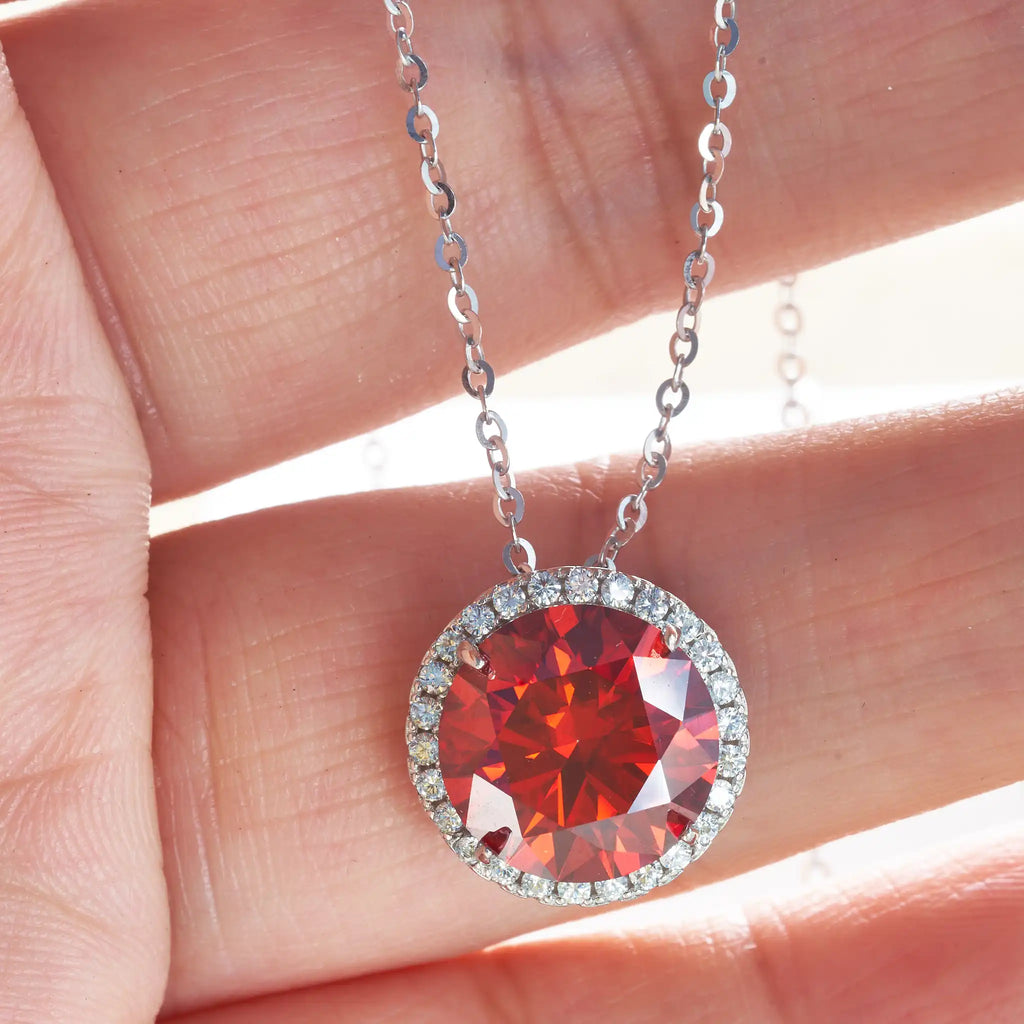 9ct Moissanite 925 Sterling Silver Jewelry Set